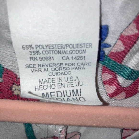 EUC BARCO Unisex Medium "Hang in there!" Scrub Top Animals 11098 - Picture 4 of 6